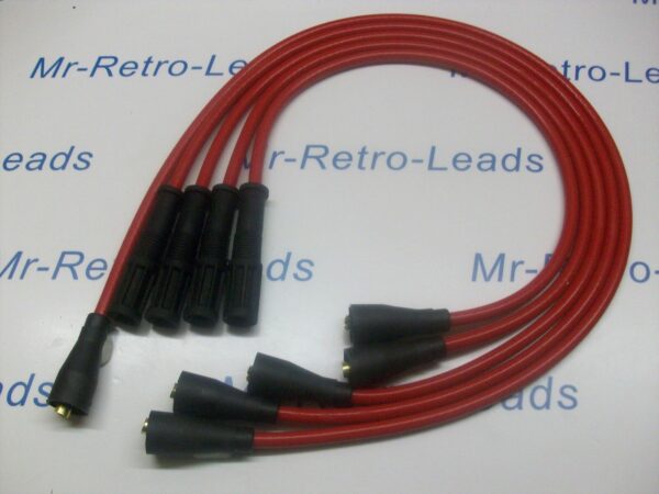 Red 8mm Performance Ignition Leads Fits Ritmo Abarth Argenta Mirafiori 131 132