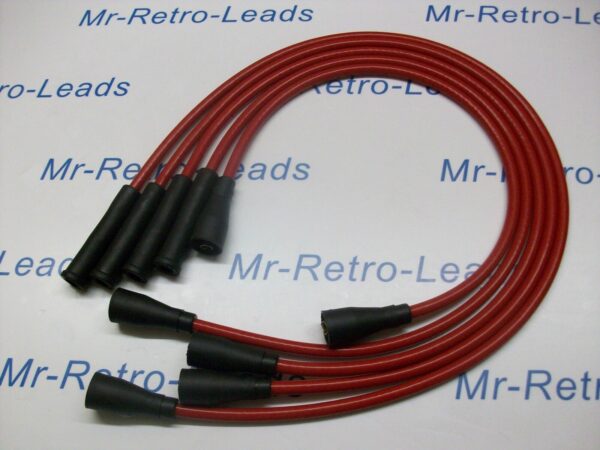 Red 8mm Performance Ignition Leads For The Capri 1.6 2.0 Ohc Cortina P100