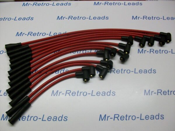Red 8mm Performance Ignition Leads Will Fit Jaguar Daimler V12 Quality Ht Leads.