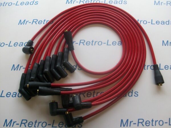 Red 8mm Performance Ignition Leads Rover Sd1 Sdi 3.0l 3.5l 3.9l V8 Hand Built