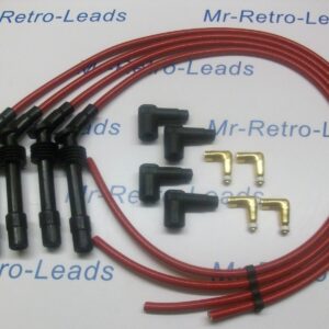 Red 8mm Performance Ignition Lead Kit C20xe 2.0 Astra Cavalier Ideal For Racing