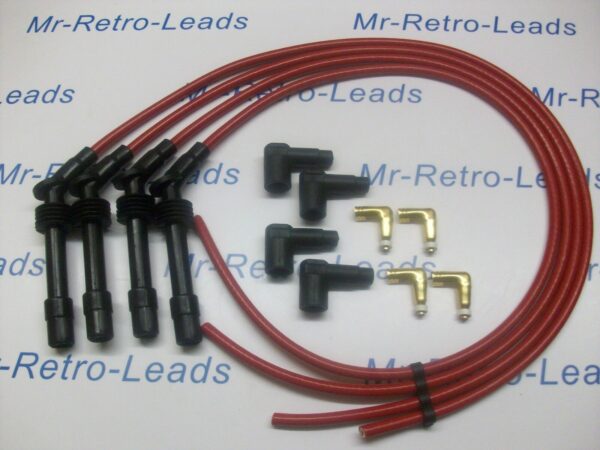 Red 8mm Performance Ignition Lead Kit C20xe 2.0 Astra Cavalier Ideal For Racing