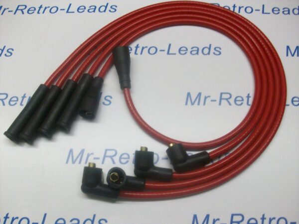 Red 8mm Performance Ignition Leads For The Escort Series 2 / Phase 2 Rs Turbo Ht