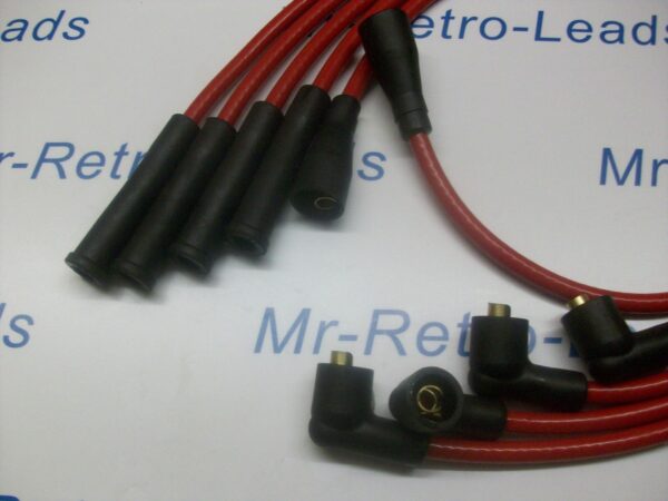 Red 8mm Performance Ignition Leads For The Escort Series 2 / Phase 2 Rs Turbo Ht