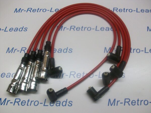 Red 8mm Performance Ignition Leads Golf G60 Jetta 1.6 1.8 Gti Quality Ht Leads