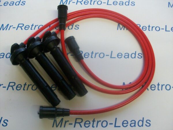 Red 8mm Performance Ignition Leads Galant Vr-4 2.5i 24v Q/cam Quality Ht Leads