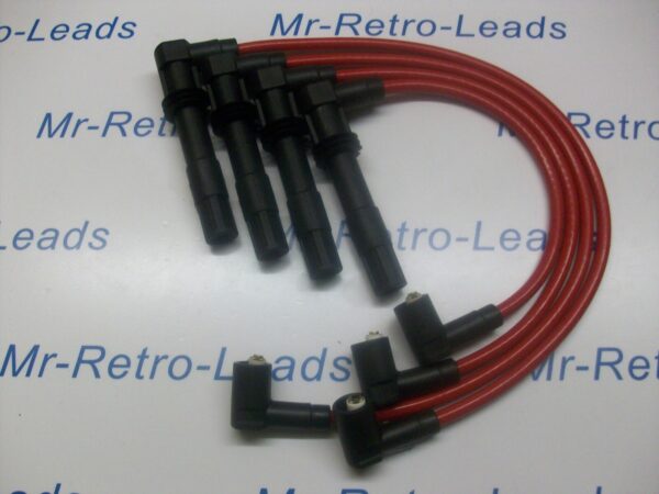 Red 8mm Performance Ignition Leads For Ibiza Cordoba 1.4 1.6 16v Quality Leads