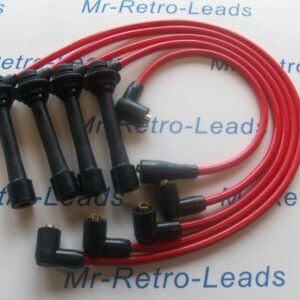 Red 8mm Performance Ignition Leads Micra Mk1 323 1.8 Engine Code Ma12 Am10 16v