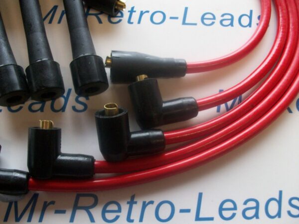Red 8mm Performance Ignition Leads Micra Mk1 323 1.8 Engine Code Ma12 Am10 16v