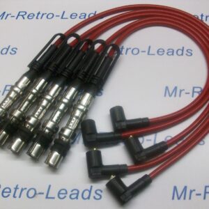 Red 8mm Performance Ignition Leads Golf 2.3 V5 4 Motion Aqp Aue Quality Leads