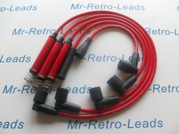 Red 8mm Performance Ignition Leads For The Vauxhall Nova 1.2i Ideal For Racing