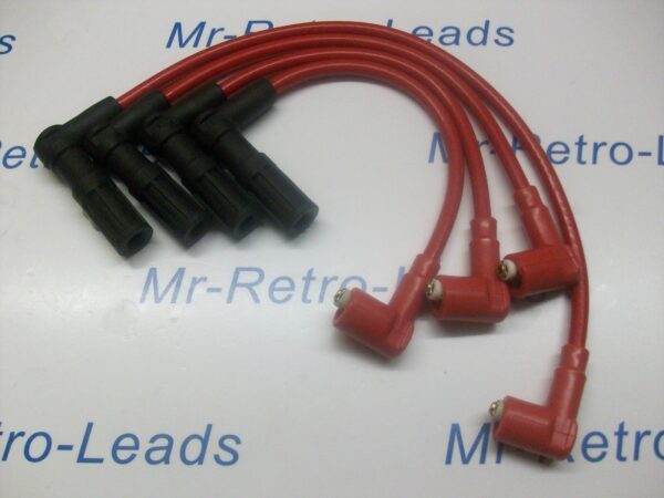 Red 8mm Performance Ignition Leads Punto 1.4 Gt Turbo Facet Quality Ht Leads