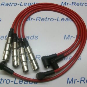 Red 8mm Performance Ignition Leads Seat Ibiza 1.4 Arosa 1.4 High Quality Leads..