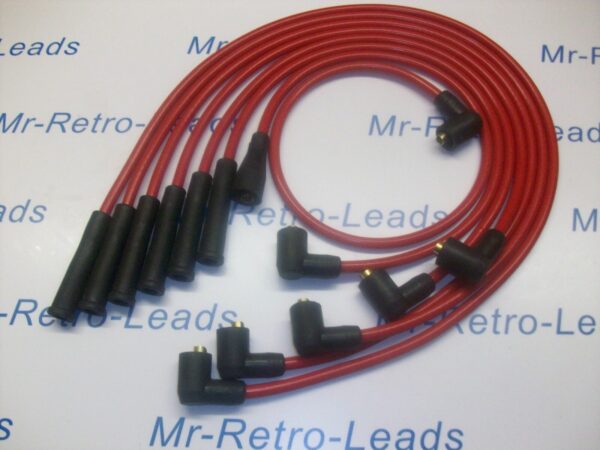 Red 8mm Performance Ignition Leads Will Fit.. Reliant Scimitar V6 Essex Tvr Ht