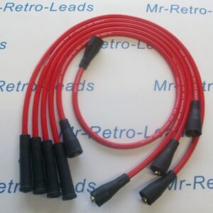 Red 8mm Performance Ignition Leads For Scirocco Corrado Polo Quality Ht Leads