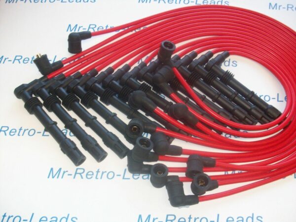 Red 8mm Performance Ignition Leads Fits The Mercedes 600sl M120 R129  600 Sl Ht