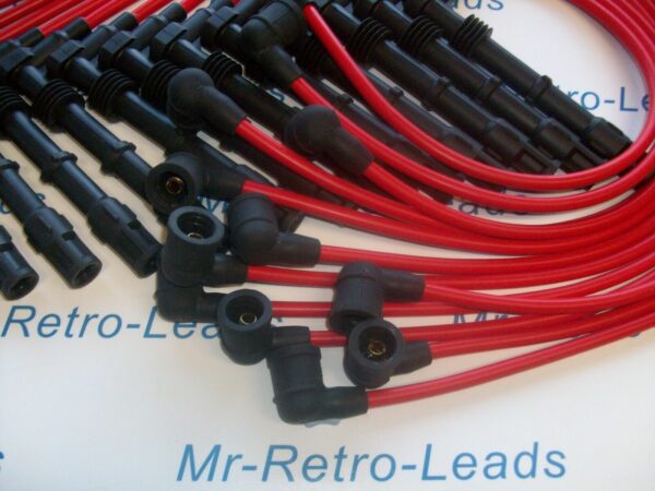 Red 8mm Performance Ignition Leads Fits The Mercedes 600sl M120 R129  600 Sl Ht