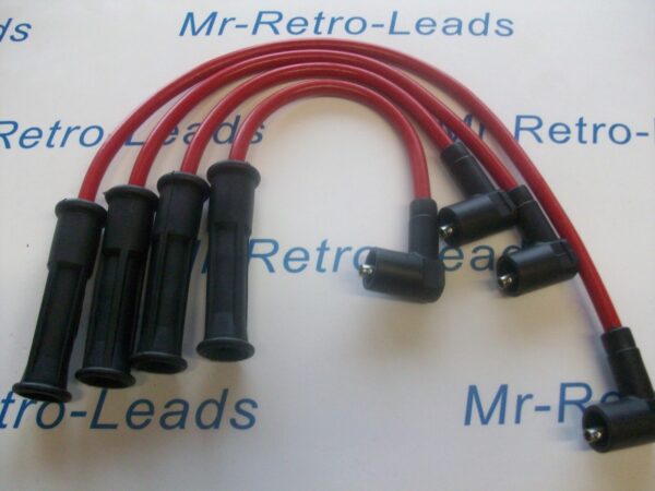 Red 8mm Performance Ht Leads Fits The Renault Clio Mkii 1.4 1.6 8v E7j 634 1999