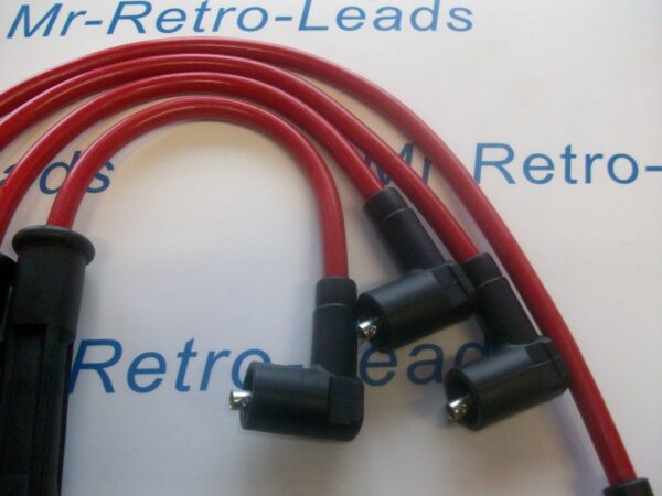 Red 8mm Performance Ht Leads Fits The Renault Clio Mkii 1.4 1.6 8v E7j 634 1999