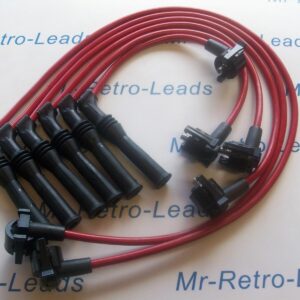 Red 8mm Performance Ignition Leads For The Cosworth Scorpio 2.9 24v V6 Quality