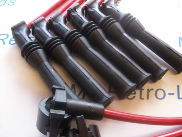 Red 8mm Performance Ignition Leads For The Cosworth Scorpio 2.9 24v V6 Quality
