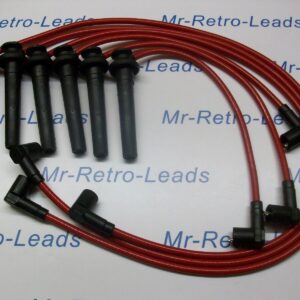 Red 8mm Performance Ignition Leads For The Mondeo Mkiii 2.5 V6 24v Quality Leads