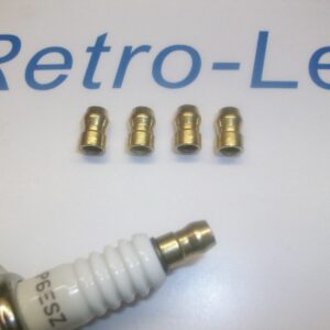 Spark Plug Terminal Bullet Brass X 4 Pack Ignition Spark Plug Nipple Top Nut M4