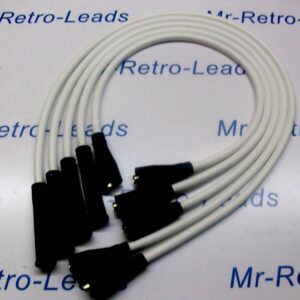 White 8mm Performance Ignition Leads For The Capri 1.6 2.0 Ohc Cortina P100 Ht