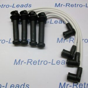 White 8mm Performance Ignition Leads For The Fiesta St150  Mk6 Vi Quality Ht