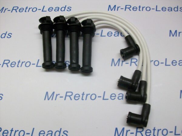 White 8mm Performance Ignition Leads For The Fiesta St150  Mk6 Vi Quality Ht