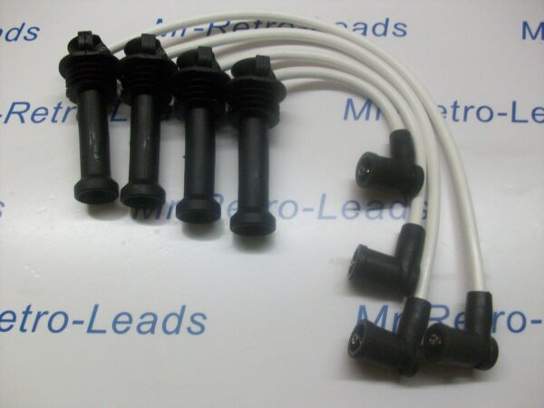 White 8mm Performance Ignition Leads For The Focus Zetec Ht Quality Ht Leads