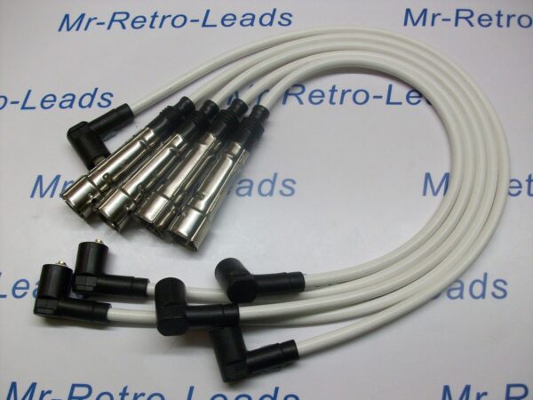 White 8mm Performance Ignition Leads Golf G60 Jetta 1.6 1.8 Gti Quality Leads