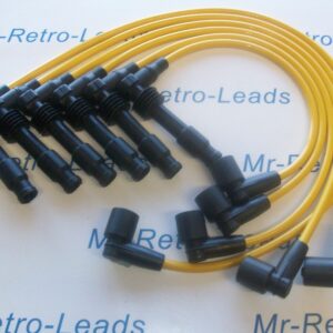 Yellow 8mm Performance Ignition Leads Opel Omega V6 M4 Pin Coil Quality Leads