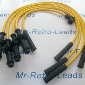 Yellow 8mm Performance Ignition Leads For Ax C15 Zx 106 205 Quality Ht Leads