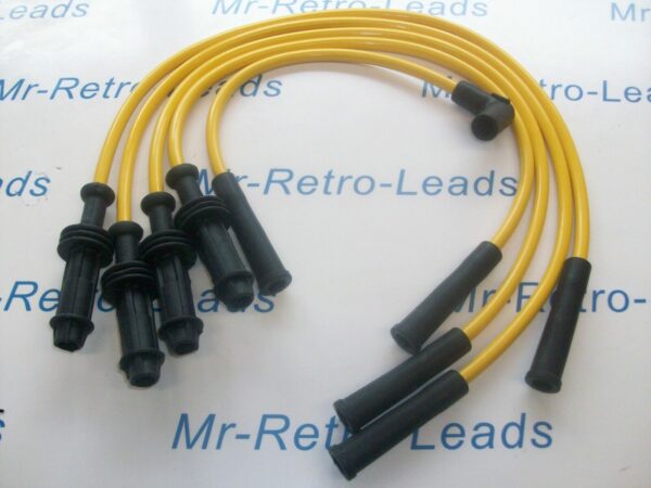 Yellow 8mm Performance Ignition Leads For Ax C15 Zx 106 205 Quality Ht Leads