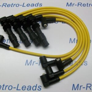 Yellow 8mm Performance Ignition Leads For Polo 1.4 100 16v Quality 1996 1999