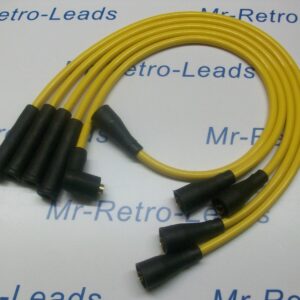 Yellow 8mm Performance Ignition Leads Golf Mk2 1.3 1.6 1.8 Gti Mk3 1.6i 1.8i