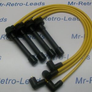 Yellow 8mm Performance Ignition Leads For The Civic 2.0i 1.8i 1.6i 1.5i 1.4i 16v