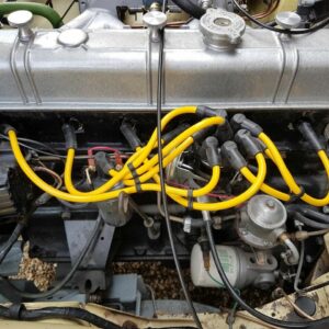 Yellow 8mm Performance Ignition Leads Triumph Tr5 Tr6 Gt6 Quality Built Leads..