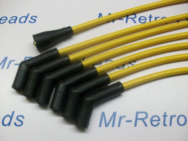 Yellow 8mm Performance Ignition Leads Triumph Tr5 Tr6 Gt6 Quality Built Leads..