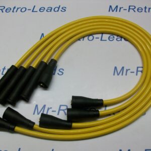 Yellow 8mm Performance Ignition Leads 124 Sport 124 Spider 125 132 Quality Leads