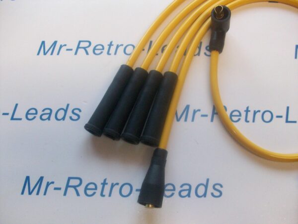 Yellow 8mm Performance Ignition Leads For Triumph Tr7 Early Type Quality Leads