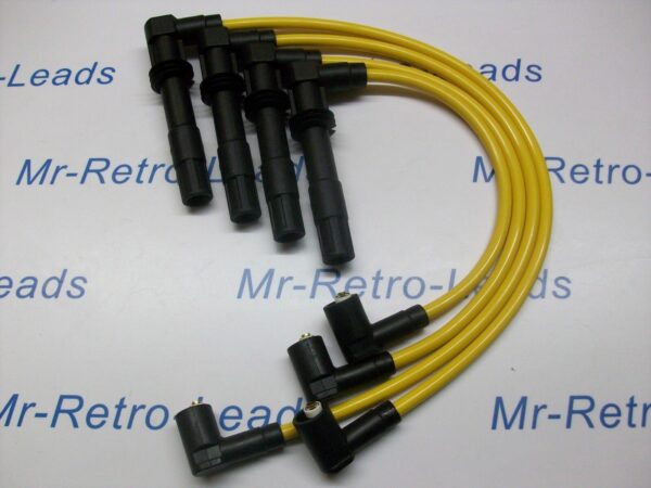 Yellow 8mm Performance Ignition Leads Golf Lupo 1.6 Gti 1.4 16v Quality Leads