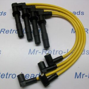 Yellow 8mm Performance Ignition Leads Golf Lupo 1.6 Gti 1.4 16v Quality Leads