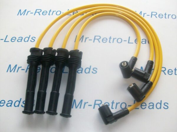 Yellow 8mm Performance Ignition Leads Clio Mk11 2.0 16v Sport Punto Quality Ht