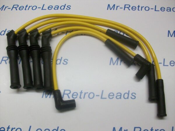 Yellow 8mm Performance Ignition Leads For 309 405 1.9 Mi16 16v Bx19 16v Quality