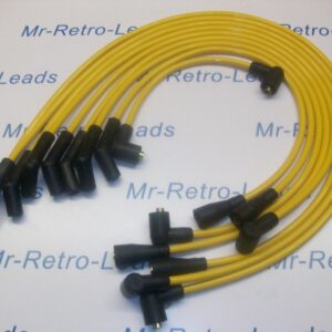 Yellow 8mm Performance Ignition Leads For Triumph Stag Rover 3.0 V8 Quality Ht