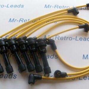 Yellow 8mm Performance Ignition Leads Fits Mitsubishi 3000 Gt Diamante Quality