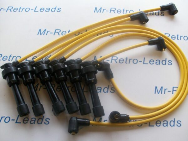 Yellow 8mm Performance Ignition Leads Fits Mitsubishi 3000 Gt Diamante Quality