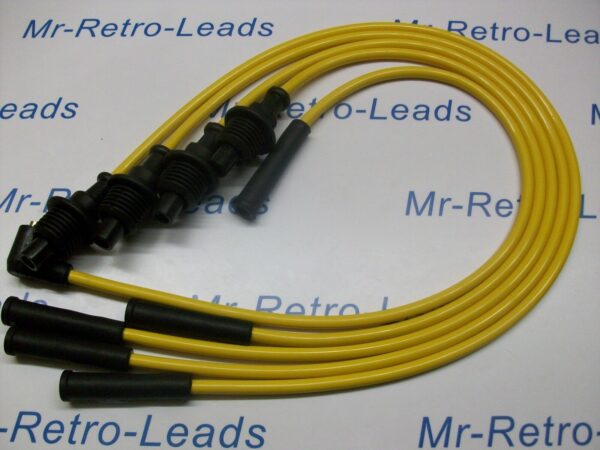 Yellow 8mm Performance Ht Leads Fits Renault Clio 1.8i Rsi 8v 19 1.8i Cabriolet